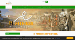 Desktop Screenshot of h-fitness.cz