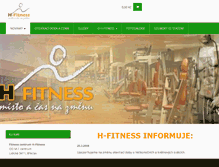 Tablet Screenshot of h-fitness.cz